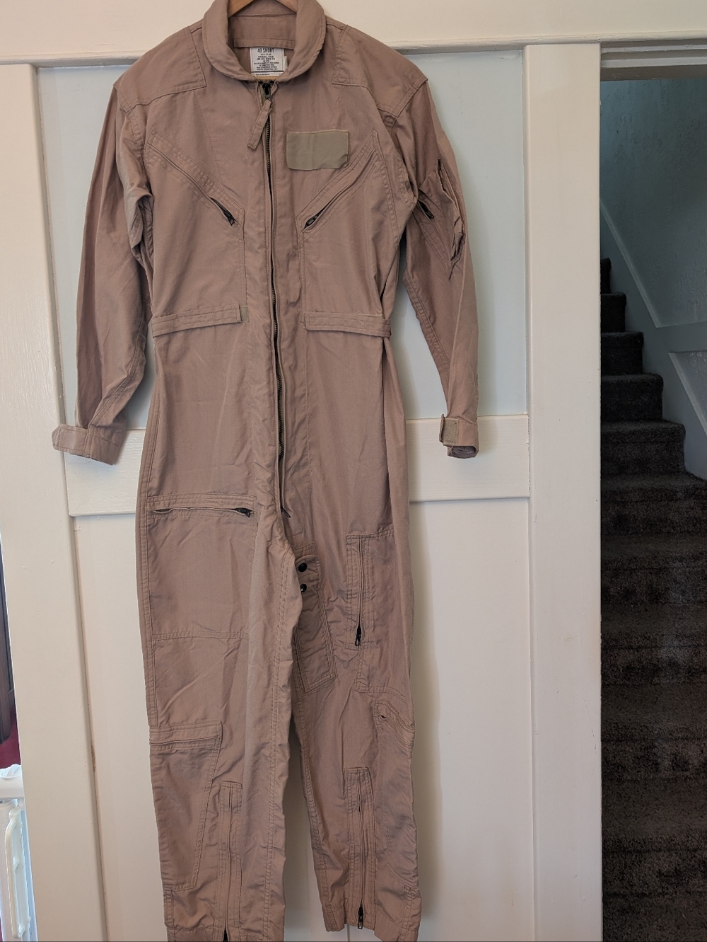 U.S. Military Flyers Desert Tan Mechanic Coveralls